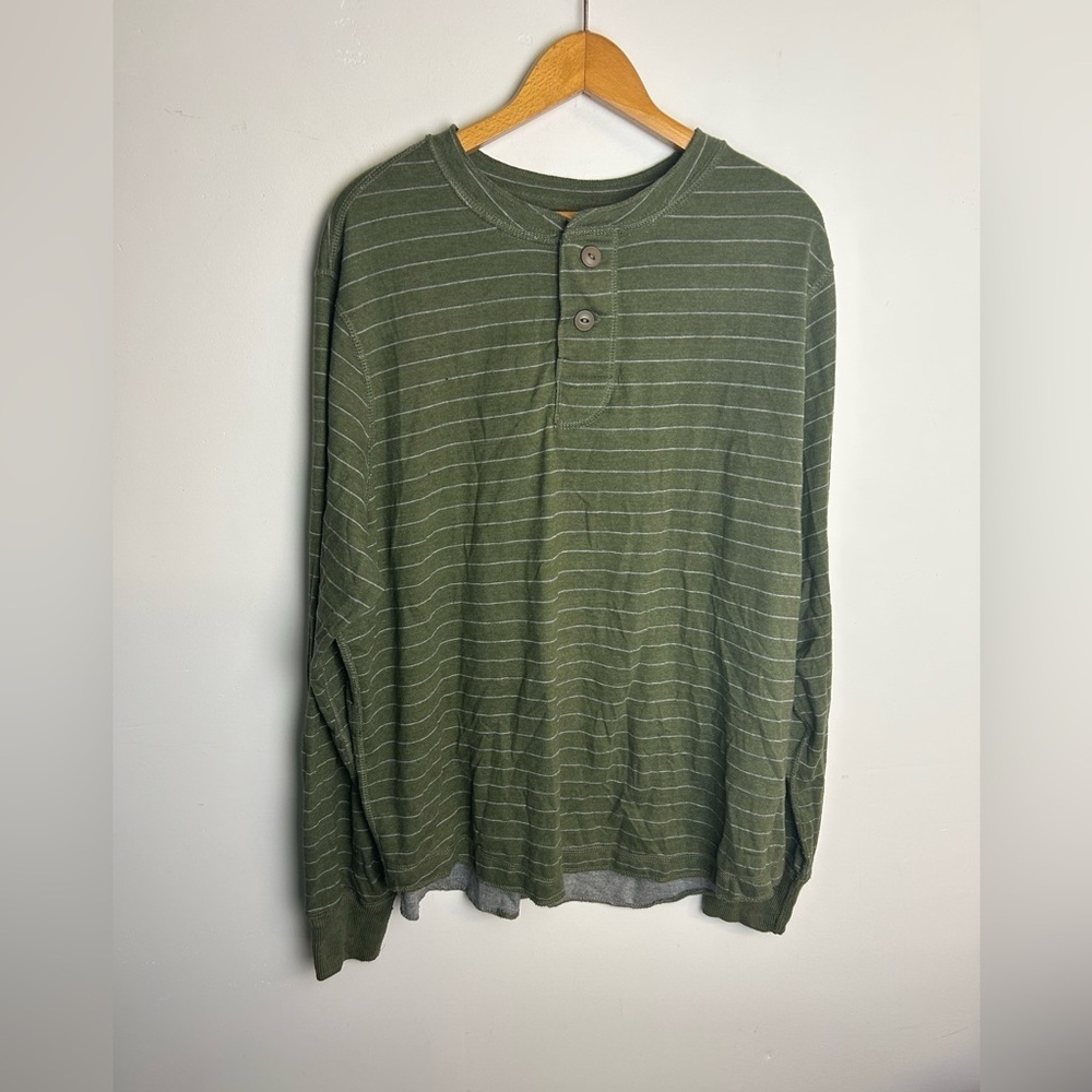 No Boundaries Organic Cotton Henley Shirt Size XXL Chic Granola Boy Outdoor